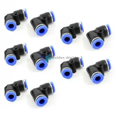 

10 шт. прямоугольные быстроразъемные фитинги 6 мм до 6 мм