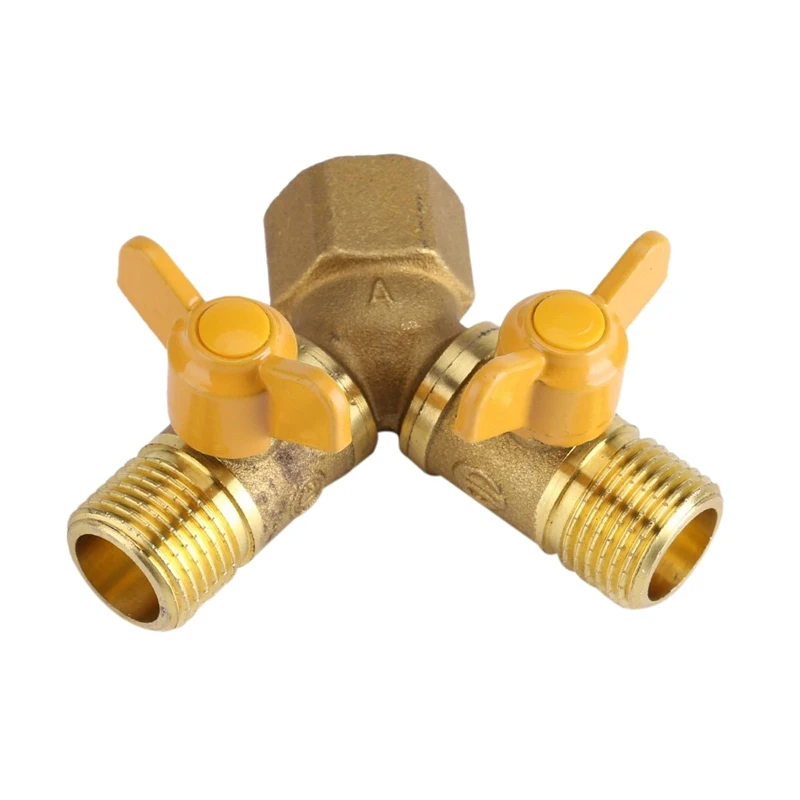 

2 Way 1/2 "Faucet Adapter Outside Garden Irrigation Tap Adapter and Hose Divider