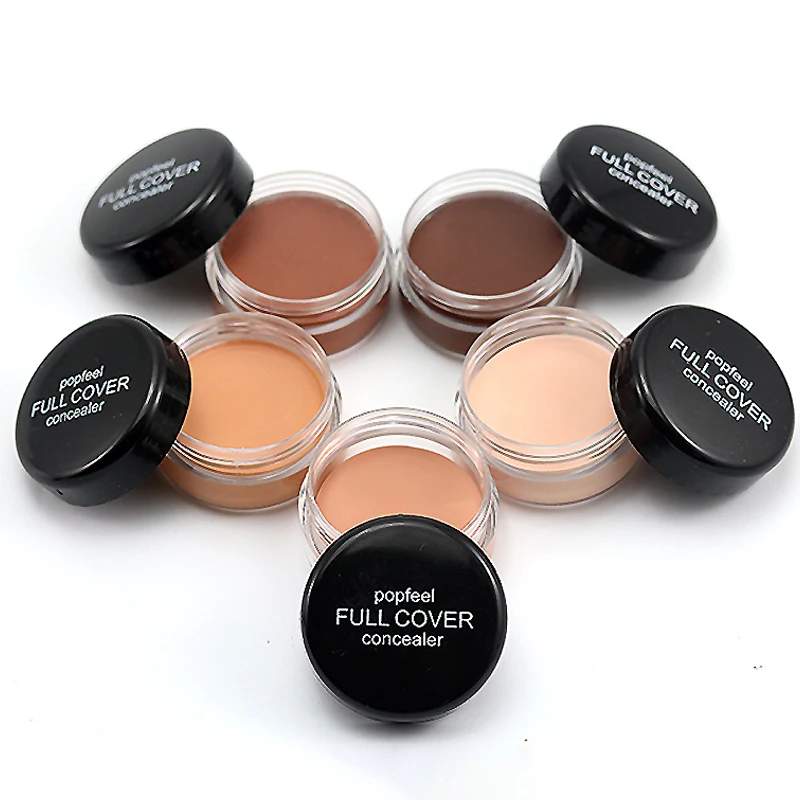 Popfeel 5 цветов консилер с полным покрытием крем для макияжа лица губ глаз тональный