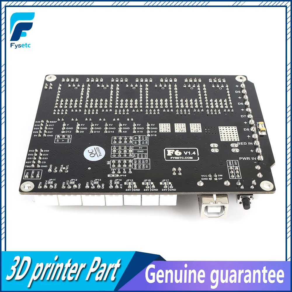 Плата все в одном с 6 драйверами FYSETC F6 V1.4 для полета TMC2208 UART разъемом XH/MX VS SKR V1.3 S6 Ender