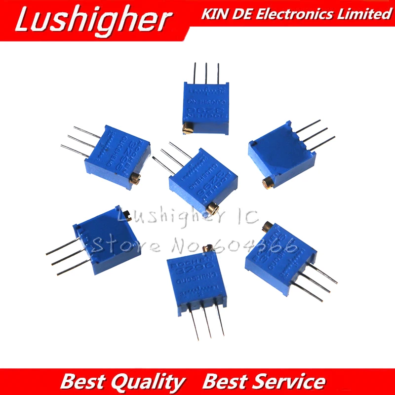 10 шт. 3296W-1-102LF 3296W 102 1K Ohm 3296W-1-102 3296W-102 W102 Триммер Потенциометр | Электронные