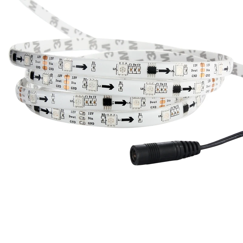 Сверхъяркая гибкая светодиодная лента 5 м RGB 5050 150 водонепроницаемая SMD 12 В