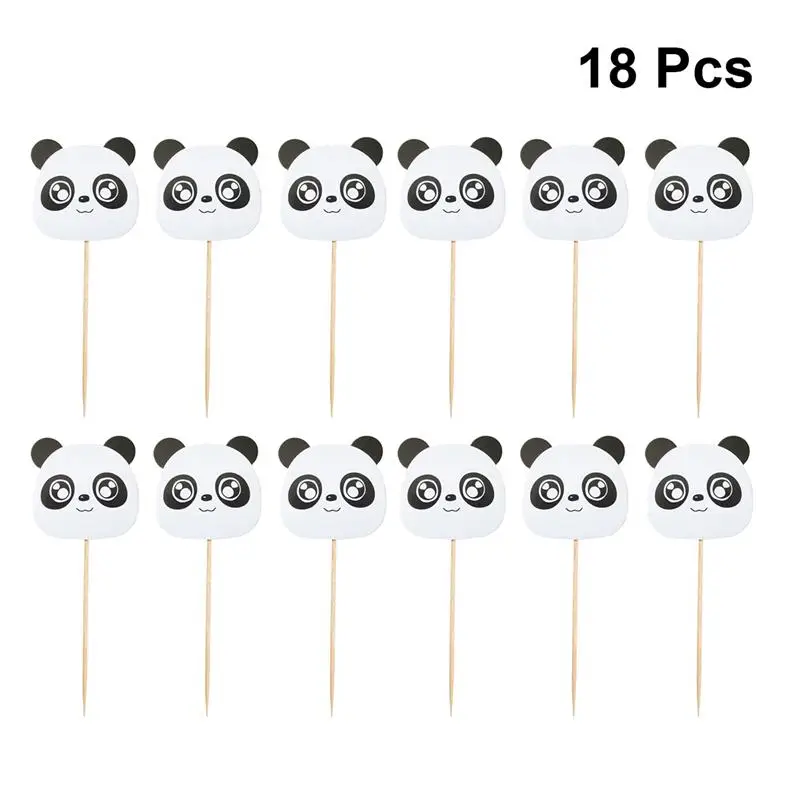 1 комплект торт с пандой топпер для кексов десертный декор украшение торта топ
