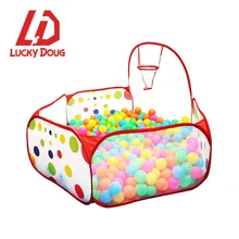 Ball Pool Pit With Basket Ocean Playhouse Baby Playpen Tent Outdoor Toys For Children Foldable Ballenbak Gifts  Summer Party