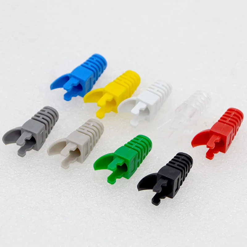 Сетевой соединитель RJ45, RJ48, 1000 шт., прозрачная головка, оболочка, цветная оболочка особой формы, оболочка с когтями, разноцветная строчка Сетевой соединитель RJ45, RJ48, 1000 шт., прозрачная головка, оболочка, цветная оболочка особой формы, оболочка с когтями, разноцветная строчка