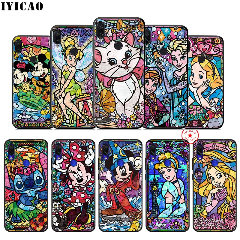 Сказка цветное Алиса: безумие возвращается Стич Микки Маус мягкий чехол для Xiaomi