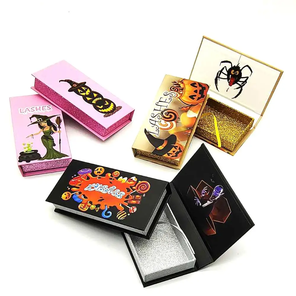 

10/20/40 шт., бумажные коробки для упаковки накладных ресниц