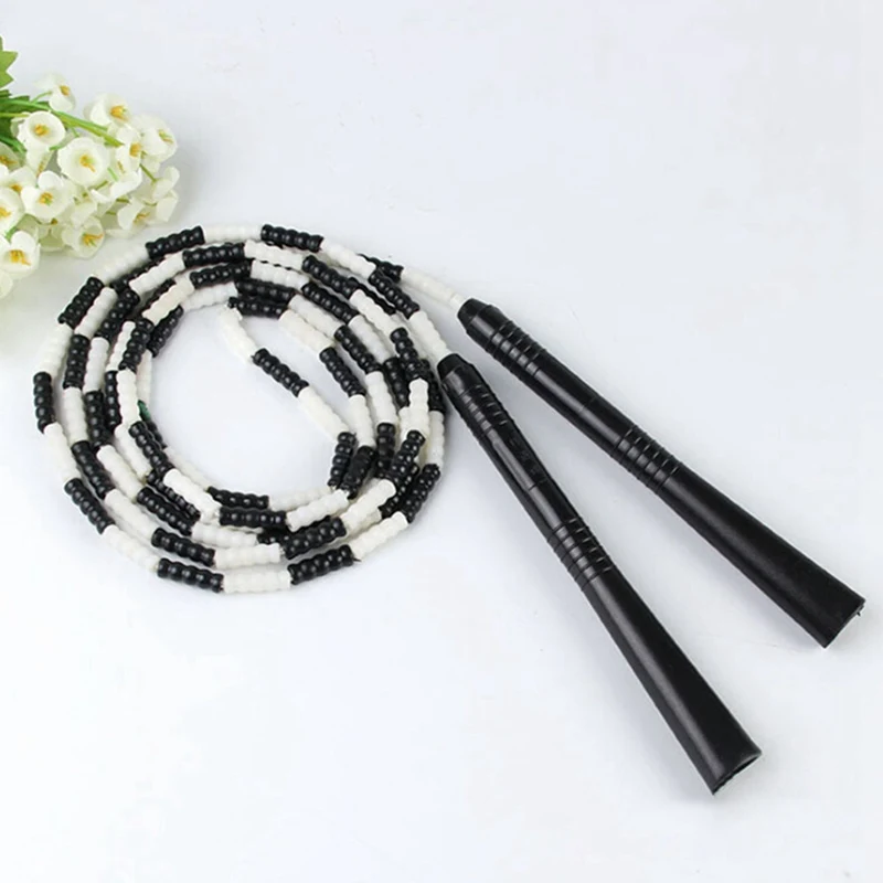 

PVC Family Sports Skipping Rope Luxury Bamboo Rope For Kids Non-slip Handle Yoga Hard Lanyard Skipping Rope