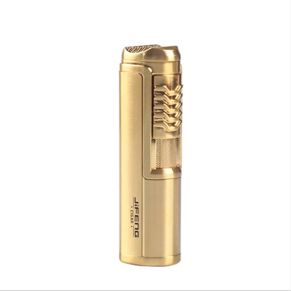 

JiFeng zone cigar tow windproof direct impact inflatable adjustable gas lighter smoking tool