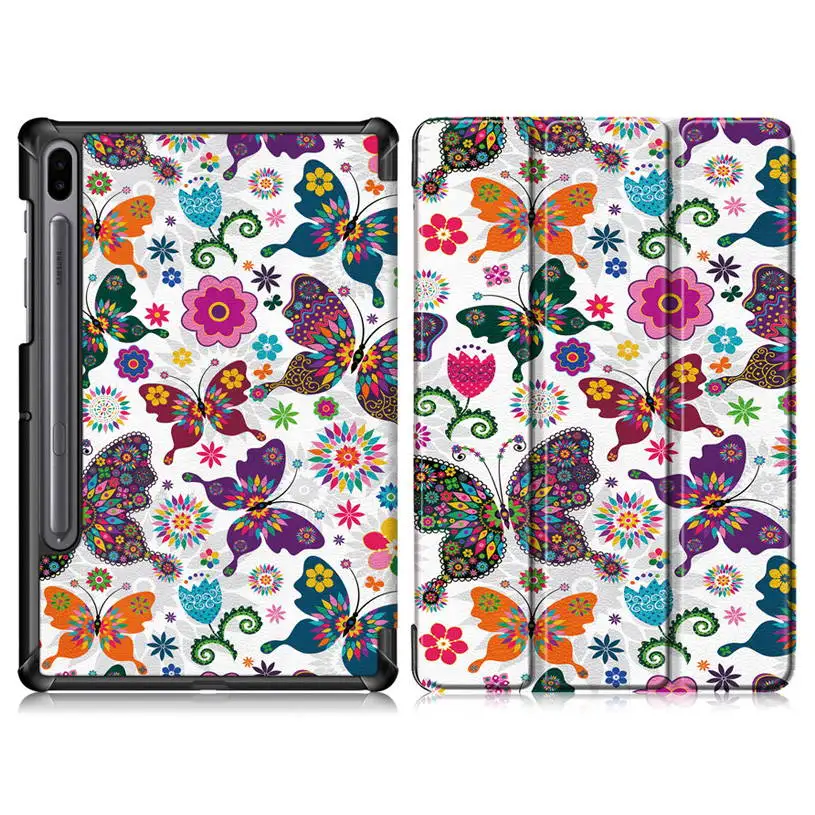 HD Ультратонкий чехол для Samsung Galaxy Tab S6 10,5 SM-T860 SM-T865 10," планшет смарт-подставка чехол для Galaxy Tab S6 10,5 чехол - Цвет: HD