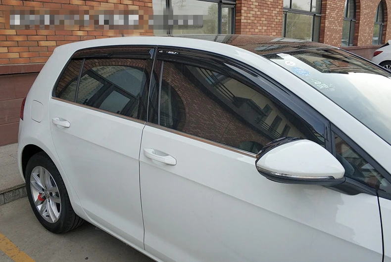 Пластиковый оконный козырек для Volkswagen Golf MK7 2014 2019 вентиляционные оттенки