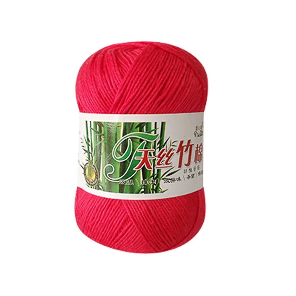 K Теплая хлопчатобумажная пряжа молочного цвета, новинка, Бамбуковая Детская шерстяная пряжа, теплые мягкие носки, натуральный вязаный крючком трикотаж, шерстяная пряжа W923 - Цвет: K