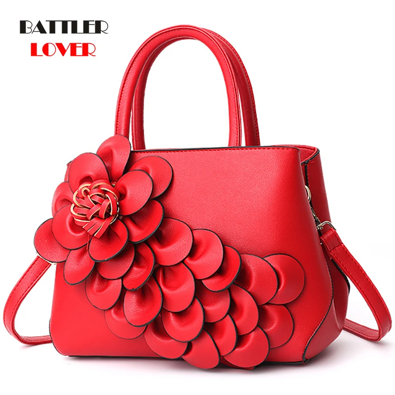 Роскошные сумки женские дизайнерские Сумки из искусственной кожи с цветами