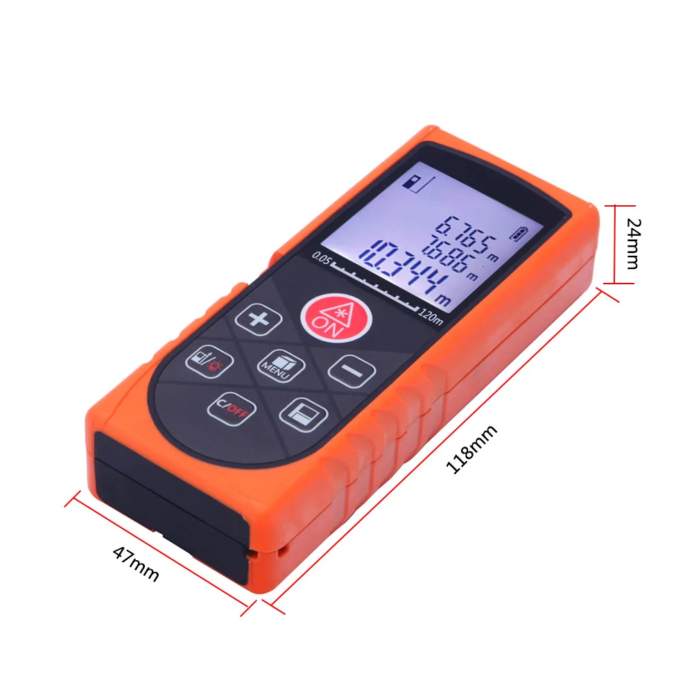 

Лазерный дальномер, дальномер, Лазерная Лента 120, дальномер для охоты, цифровой измерительный дальномер, оптические инструменты AB50JG