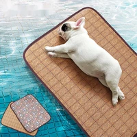 dog kennel summer dog ice pad pet summer and winter double sided dog mat sleeping pad cooling pad cat litter kennel 2 in 1