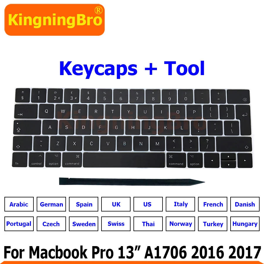 Клавишные колпачки для клавиатуры ноутбука A1706 ремонт ножниц Apple Macbook Pro 13 дюймов