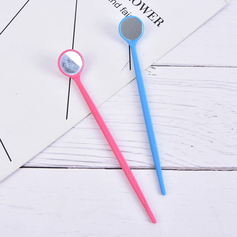 

4X Colorful Dental Tooth Mirror Cute Cheap Produtos Dentist Tools Plastic Dental Mirror For Oral Care Tooth Cleaning Mouth Kit
