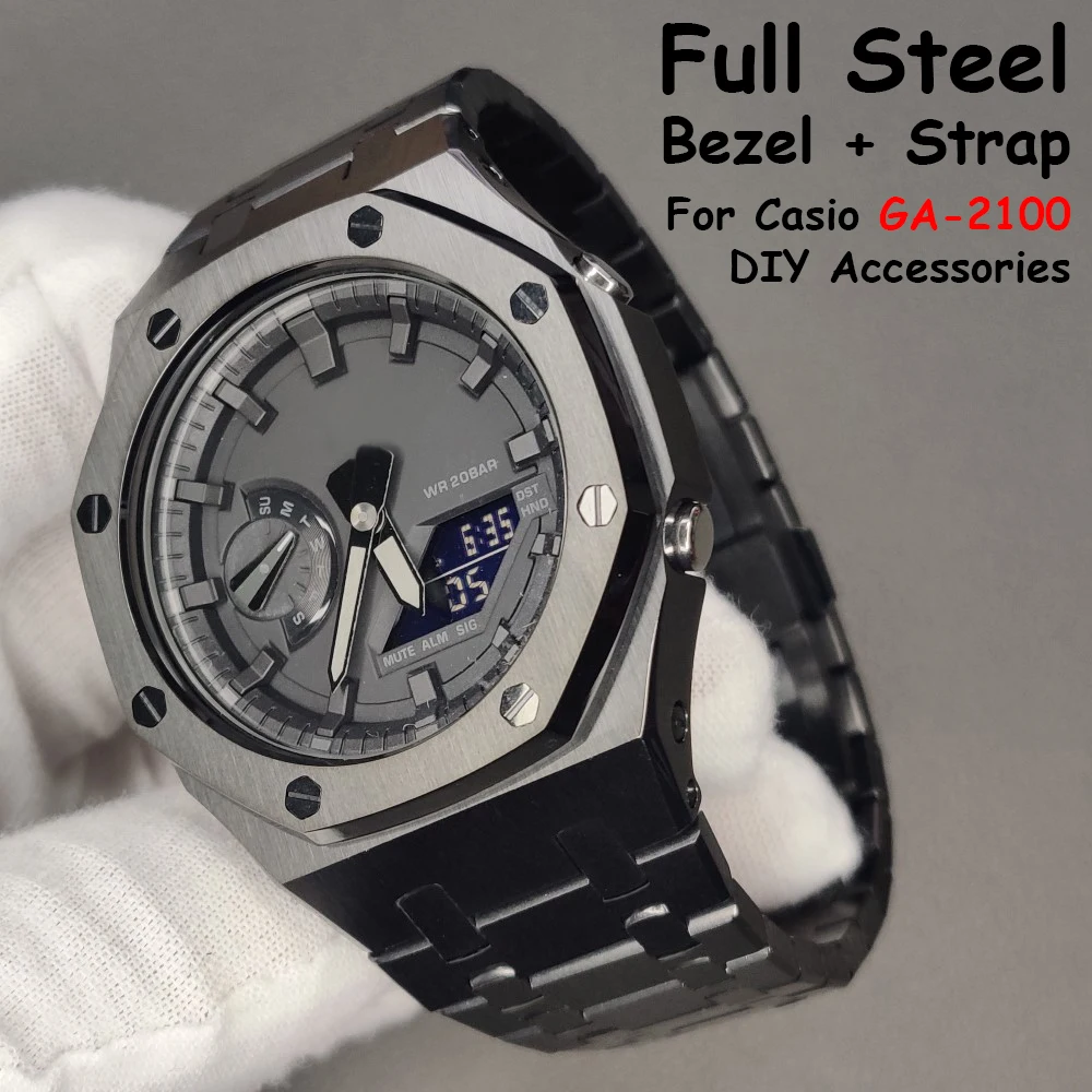 Ремешок для Casio G-Shock GA-2100 3rd Generation Royal Oak Mod аксессуары самостоятельной сборки