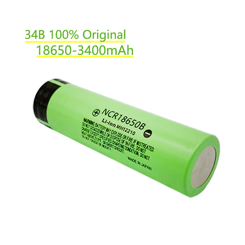 

10/20/30/40/60/80/pcs 100% New 3400mAh Original NCR18650B 3.7v 3400 mAh 18650 Lithium Rechargeable Battery Flashlight batteries
