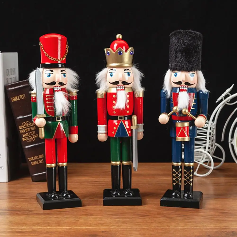 Высокое качество 3 шт. Рождественский деревянный Щелкунчик солдат ювелирные