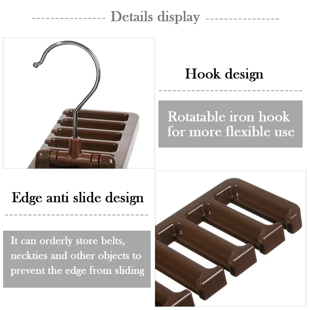 Стойка-органайзер для галстуков с 8/10 отверстиями вращающаяся на держатель