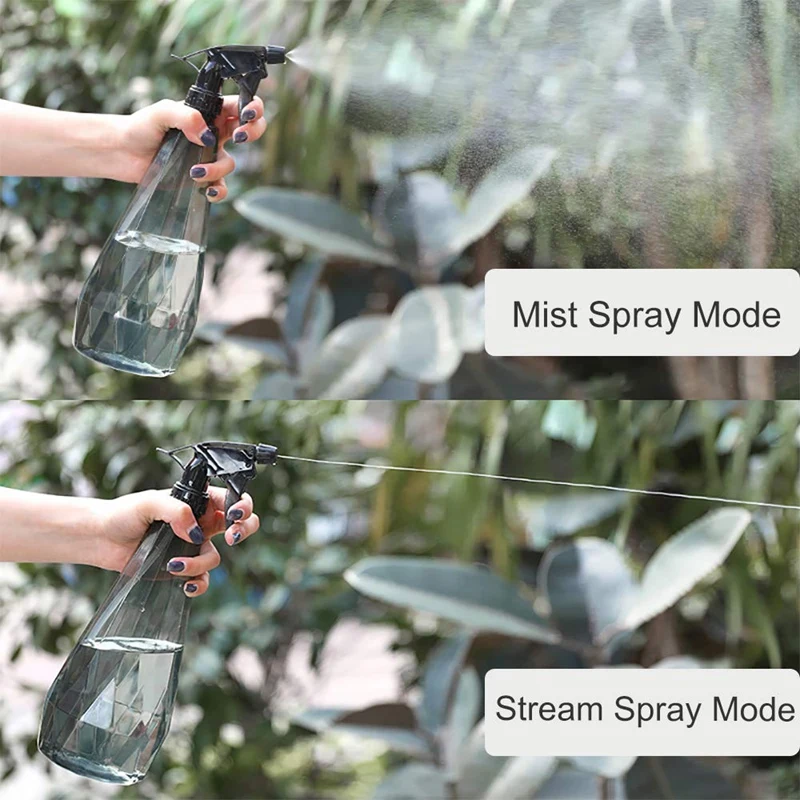 

Spray Bottle, Squirt Bottle, Empty Spray Bottles for Cleaning Solutions,Sprayer with Mist and Stream Mode 32Oz(2 Pack)