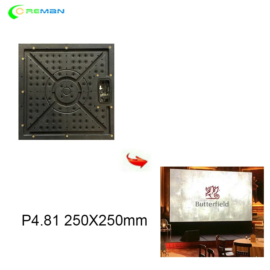 Kinglight светодиодная стена P4.81 внутренняя видеостена SMD2121 светодиодный модуль 250*250