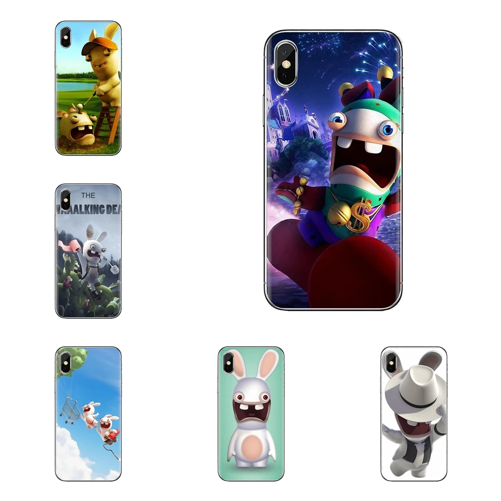 Чехлы для телефонов Rabbids слабоумный кролик Наруто мультфильм huawei G7 G8 P7 P8 P9 P10 P20 P30