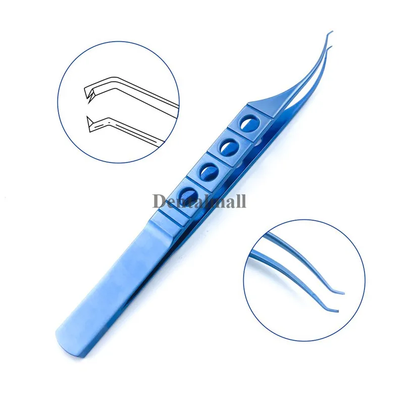 Офтальмологический Пинцет Botvin Iris Колибри зубчатый 75 мм/115 мм стоматологический