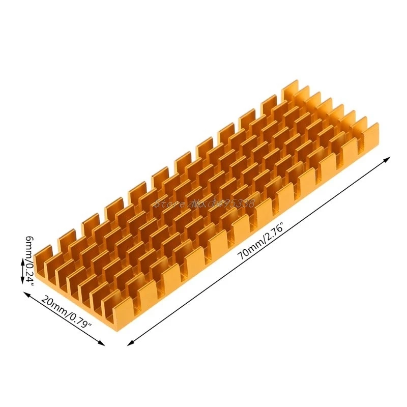 

Heatsink Heat Dissipation Radiator M.2 Cooling Heat Sink Heat Thermal Pads for M.2 2280 PCI-E NVME SSD Drop Ship