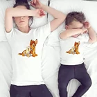 Модная Одинаковая одежда для всей семьи, одежда для мамы и меня, Детская футболка с рисунком оленя и кролика, футболка унисекс для взрослых