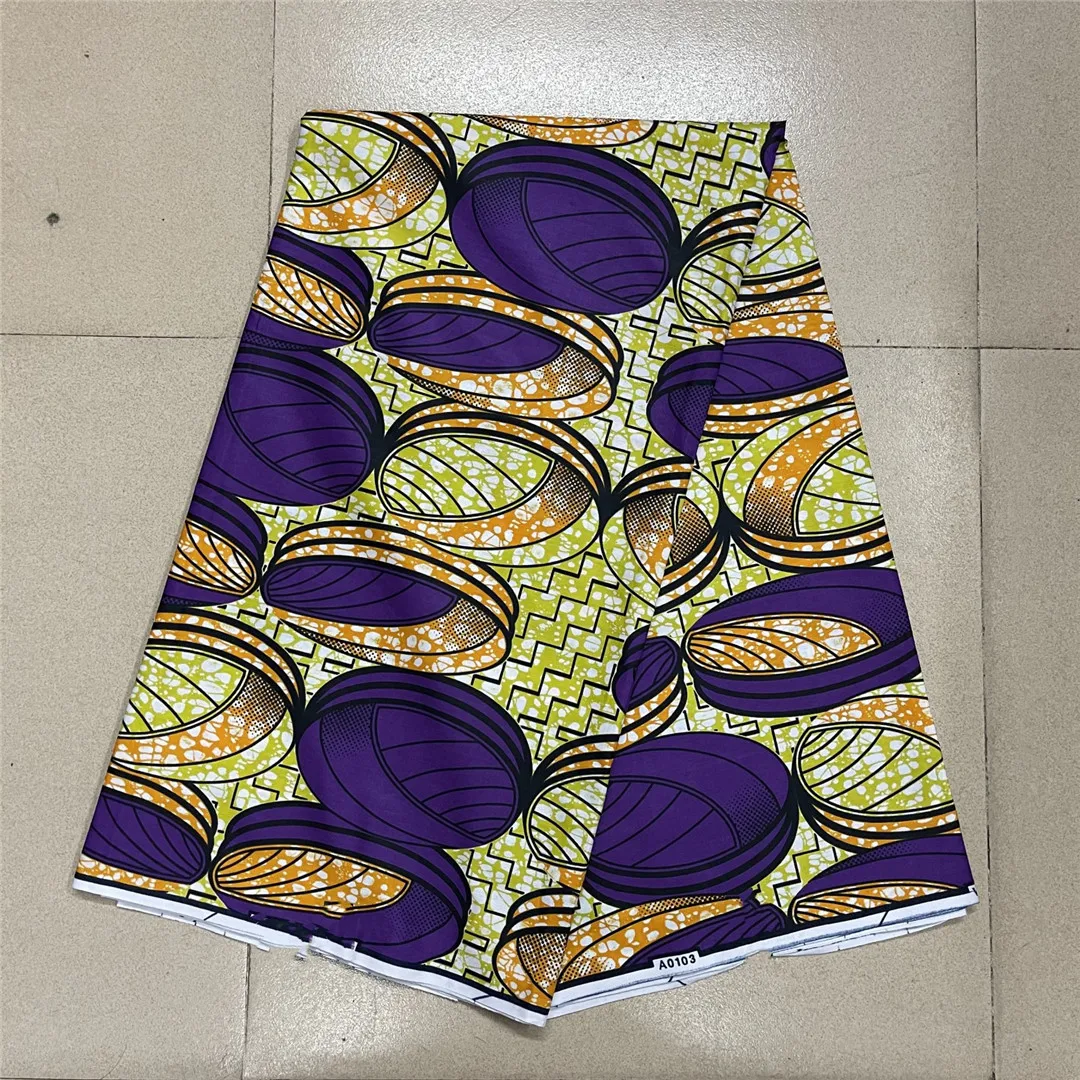 

Nigerian African Wax prints Fabric Veritable Ankara Wax Fabric 6yards Guaranteed 100% Cotton Nigeria Women Wax Fabric