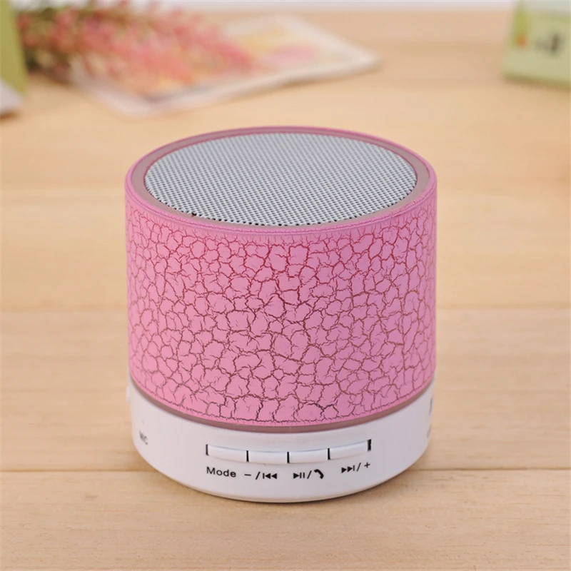 Bluetooth колонки мини портативный беспроводной громкоговоритель Crack LED TF карта FM USB