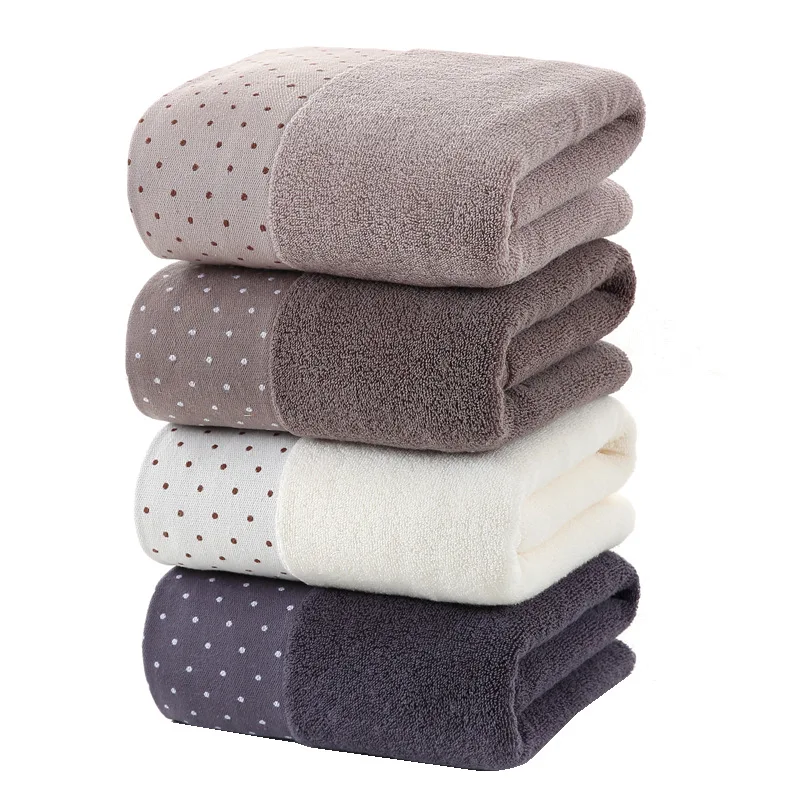 Original cotton face towel pure thick absorbent bath does not shed hair | Дом и сад