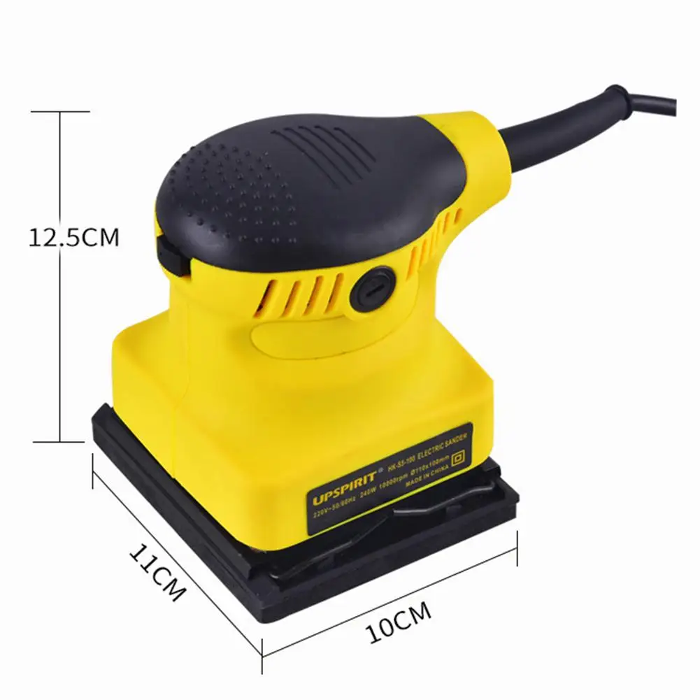

Mini Electric Sander Polisher Woodworking Sandpaper Polishing Machine Metal Paint Putty Grinding Machine Wall For Polishing Rust