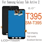 Оригинальный ЖК-дисплей 8,0 дюйма для Samsung Galaxy Tab Active 2 T395 SM-T395, ЖК-дисплей с сенсорным экраном и дигитайзером в сборе, замена