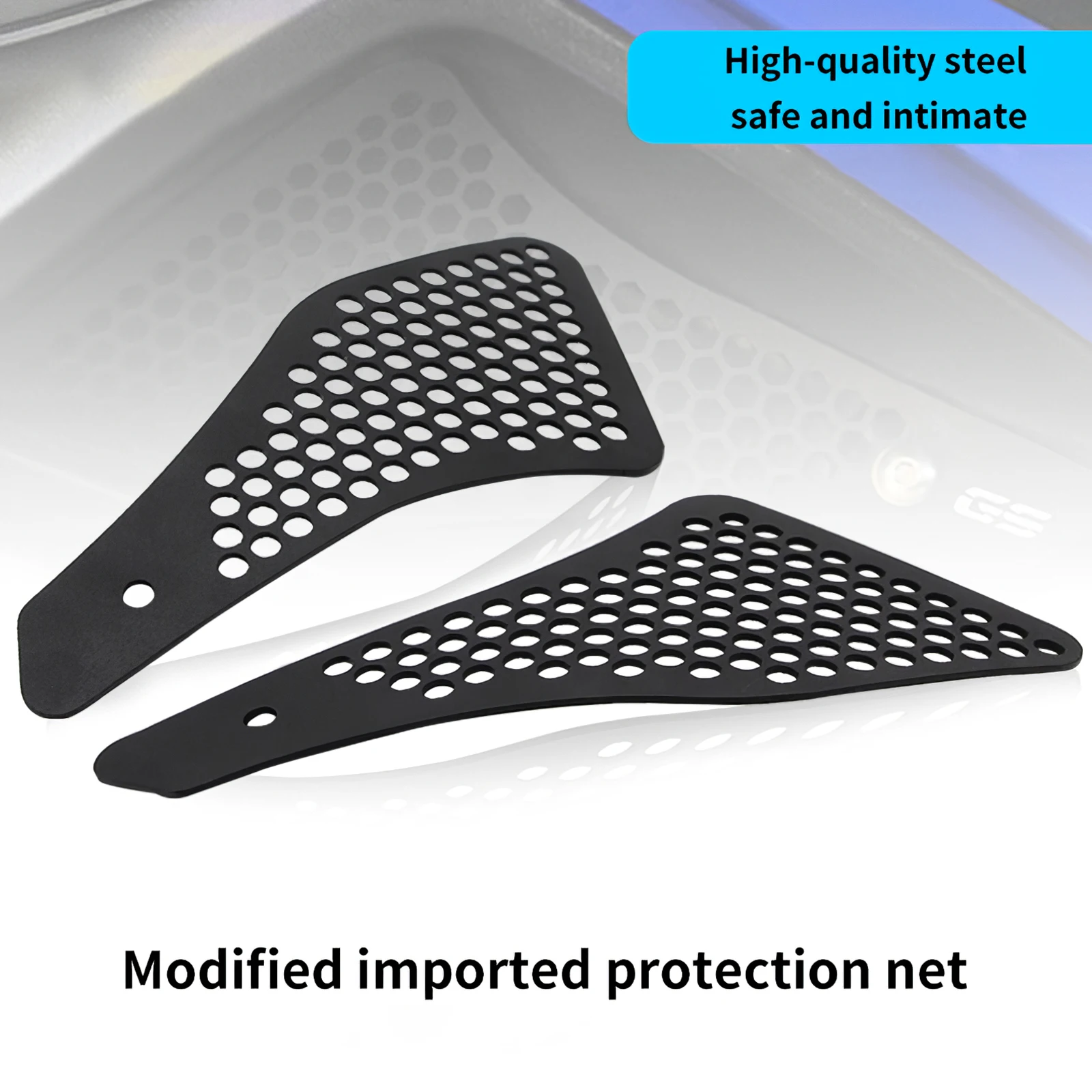 

2PCS Air Intake Grill Guard Practical Air Intake Grill Protector Easy with Mesh Design for BMW R1200GS ADV Waterfowl 13-17