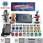 2 игрока 4710 в 1 Pandora Сага Box Kit копия SANWA Джойстик, хромированная светодиодная кнопка сделай сам аркадная Машина домашний шкаф с обучающим руководством