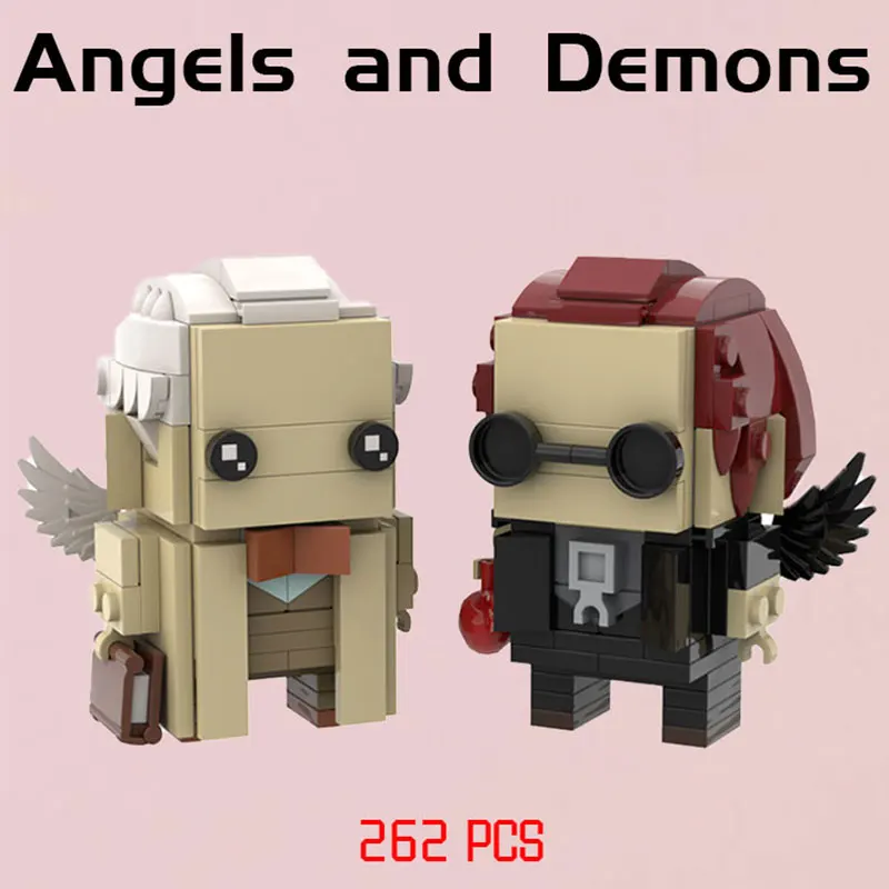 

Конструктор MOC, Классическая фигурка из фильма, модель сборки ангелов и демонов, креативная детская игрушка «сделай сам», конструктор, подар...