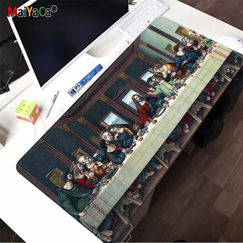 

MaiYaCa Simple Design Leonardo da Vinci Laptop Computer Mousepad Rubber PC Computer Gaming mousepad