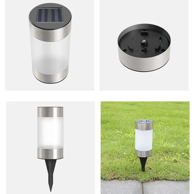 

2PCS LED Solar Light Outdoor Waterproof Plastic Landscape Lamp for Garden Lawn Yard Path Walkway Street Decoration Led Lighting