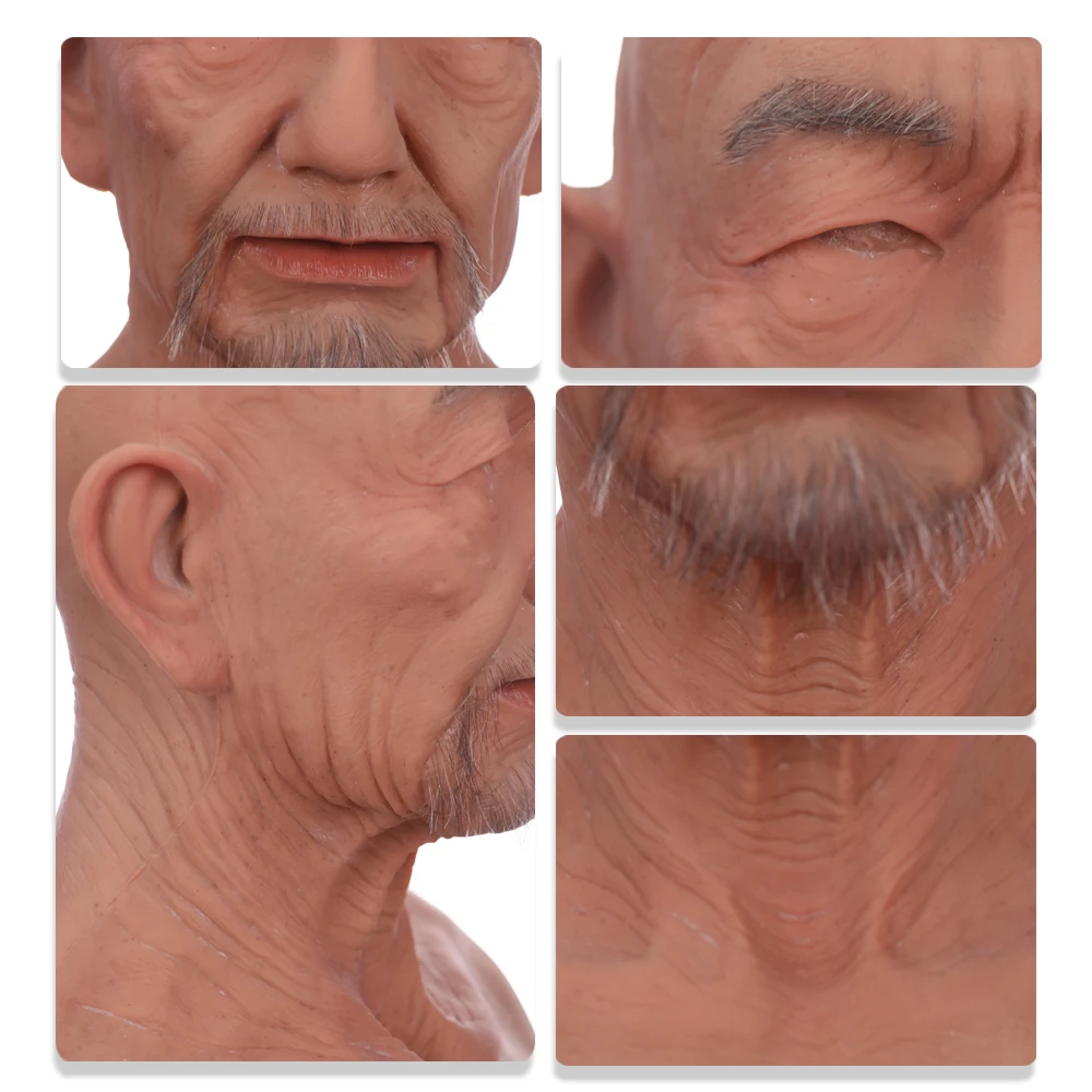 Силиконовая Реалистичная маска Wiliam для косплея мужская на все лицо |