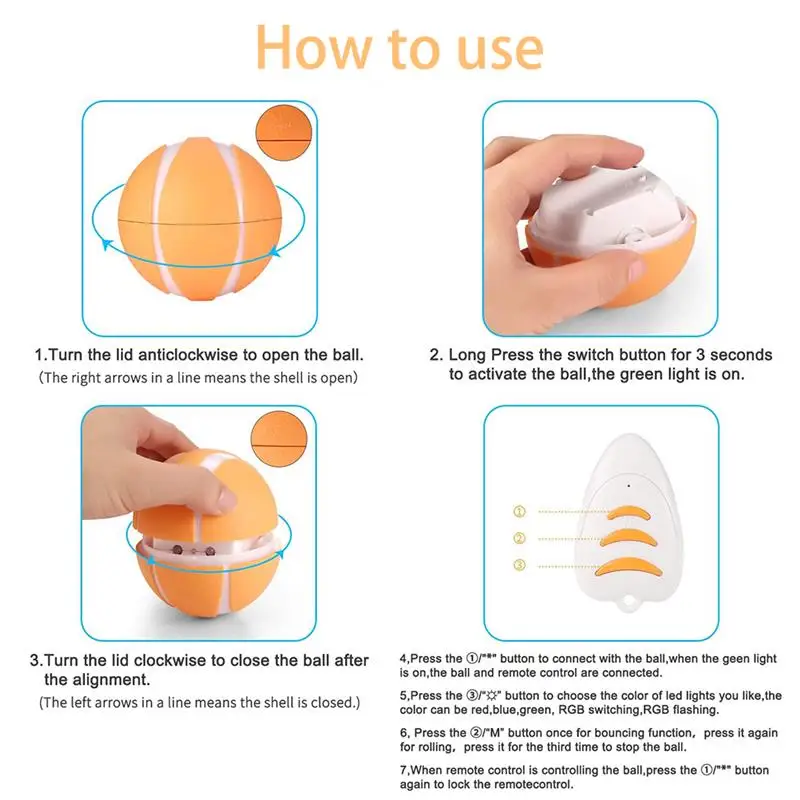 Умные интерактивные шары для щенков USB-зарядка планшетофон игрушка собак прочная