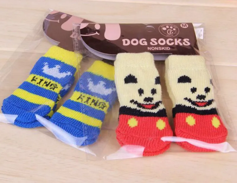 Носки SUEF для домашних животных модные носки собак 4 милых кошек и вязаные
