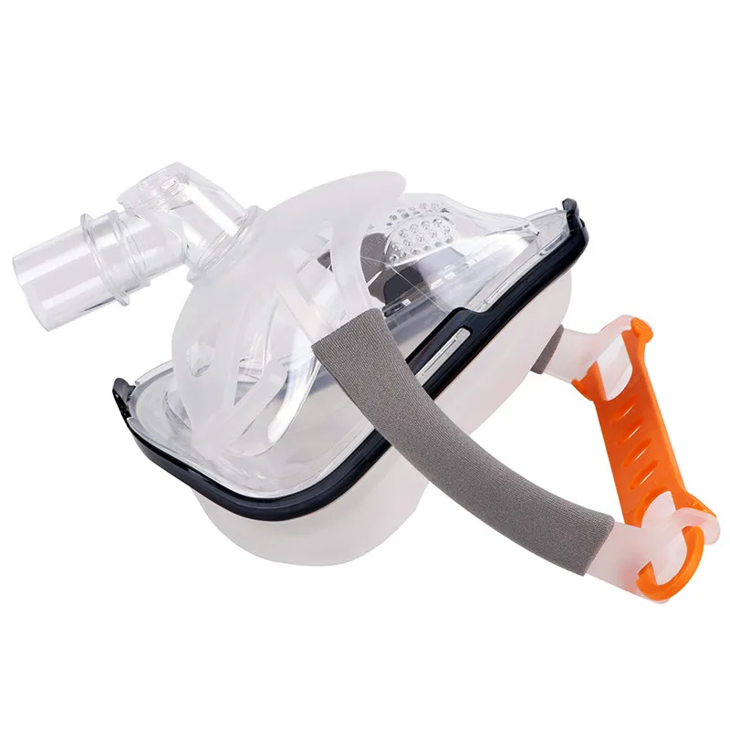 FM1 маска для лица CPAP Авто CPAP BiPAP маска с бесплатным головным убором Белый s m l для сна апноэ OSAS храп людей