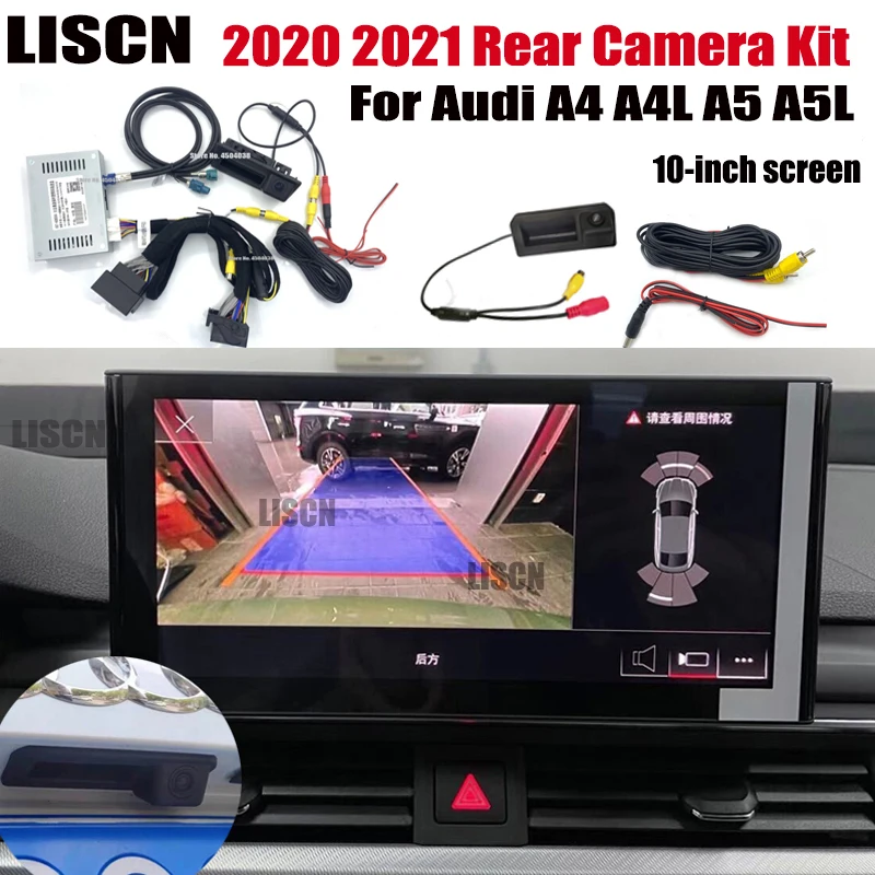 

Front Rear Camera Interface Adapter For Audi A4 A4L A5 A5L 2020 2021 connect original screen Backup Parking Reverse camera