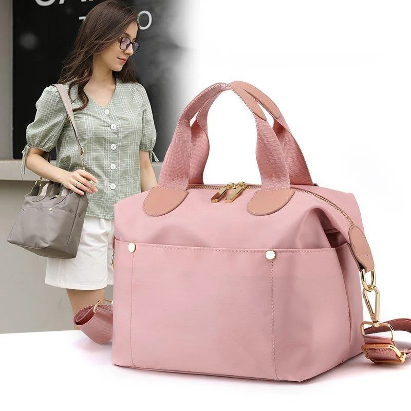 

Nylon Shoulder Bag For Luxury Handbags Women Bags Designer 2021 Casual Design Versatile Waterproof Messenger Bag Solid Color Sac