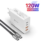 Зарядное устройство WOTOBE USB 120 Вт, 3,0 Вт, для iPad, iPhone 13 12Samsung S20note 10, MacBook, HUAWEI, XIAOMI