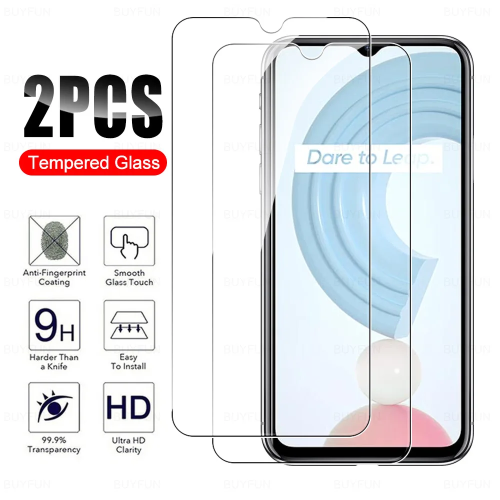 

2 шт. Передняя пленка для Realme C21 HD полное покрытие Защита экрана для Realme C21 C 21 устойчивое к царапинам закаленное защитное стекло