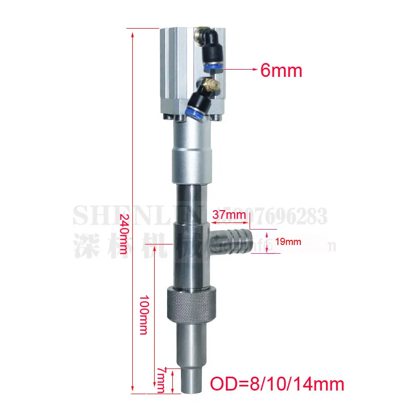 For pipe 19mm SHENLIN анти-капля разливочная машина для наполнения воды устройство с насадкой запасная часть жидкого наполнителя 14 мм Насадка пищевой наполнитель запчасти - Цвет: For pipe 19mm